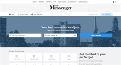 Desktop Screenshot of jobs.messengernews.net